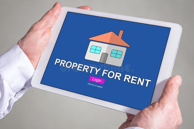 Property To Let Rent Sign in Window of Building Stock Image Image of