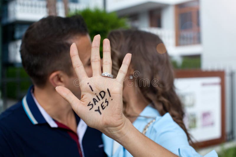 Proposal in the street.