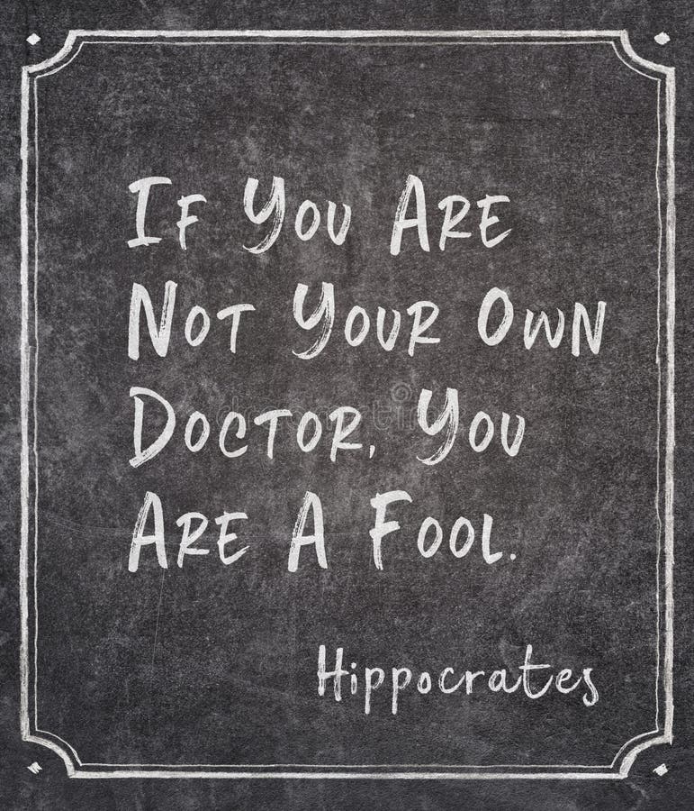 Propre Citation De Docteur Hippocrates Photo Stock Image Du Reprise Encadre