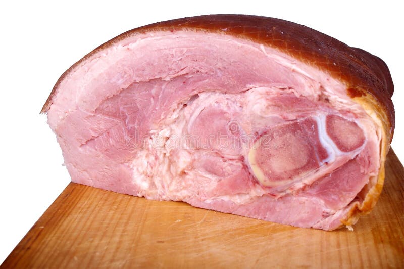 Prosciutto affumicato immagine stock. Immagine di freddo 15435933