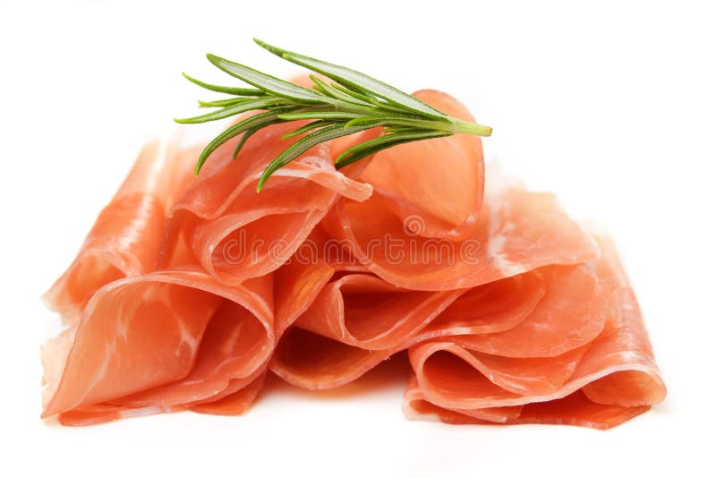 Prosciutto, Italian Cured Ham Stock Photo Image of rosemary, buffet