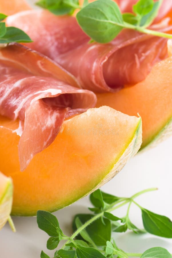 Prosciutto and Melon stock photo. Image of food, melon 15797614
