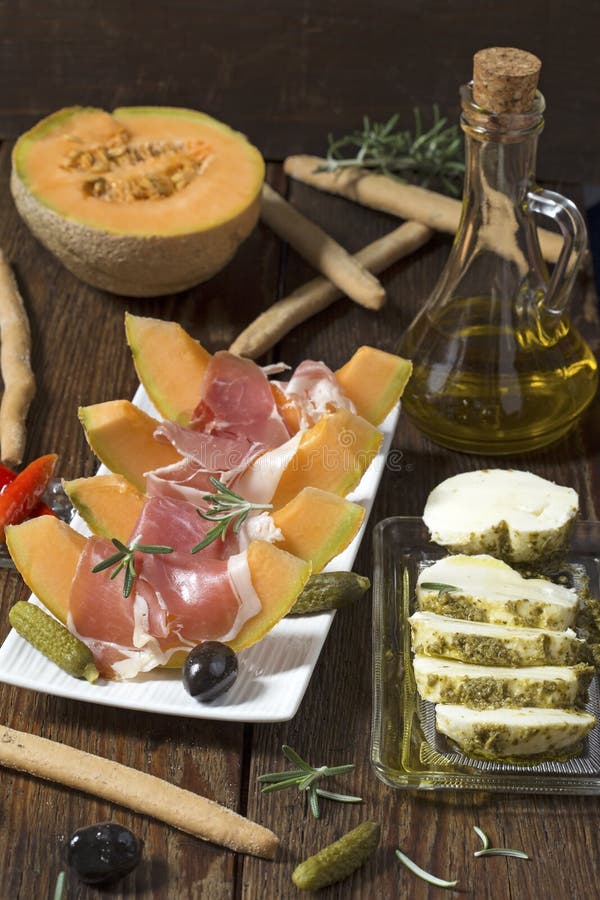 Prosciutto appetizer stock images Prosciutto appetizer stock images
