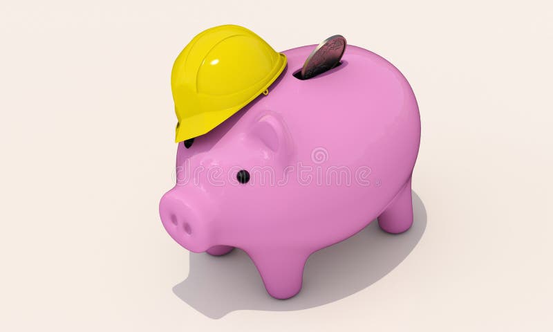 Prosiątko bank ilustracja wektor Prosiątko bank ilustracja wektor