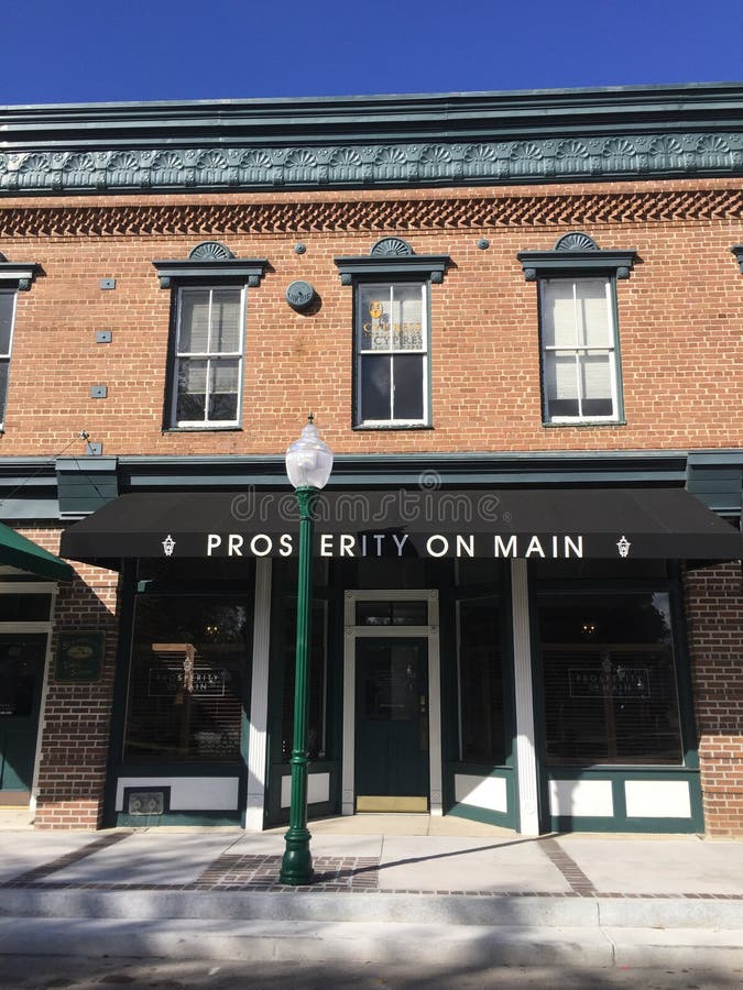 Prosperity on Main in Summerville, Sc Editorial Photo Image of south