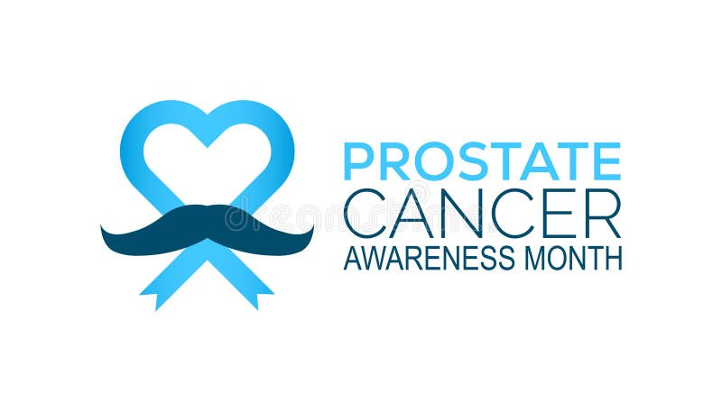 Prostate Cancer Awareness Month is observed every year on September. Holiday concept royalty free illustration