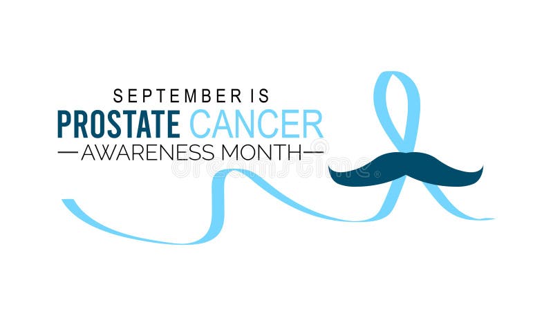 Prostate Cancer Awareness Month is observed every year on September. Holiday concept royalty free illustration