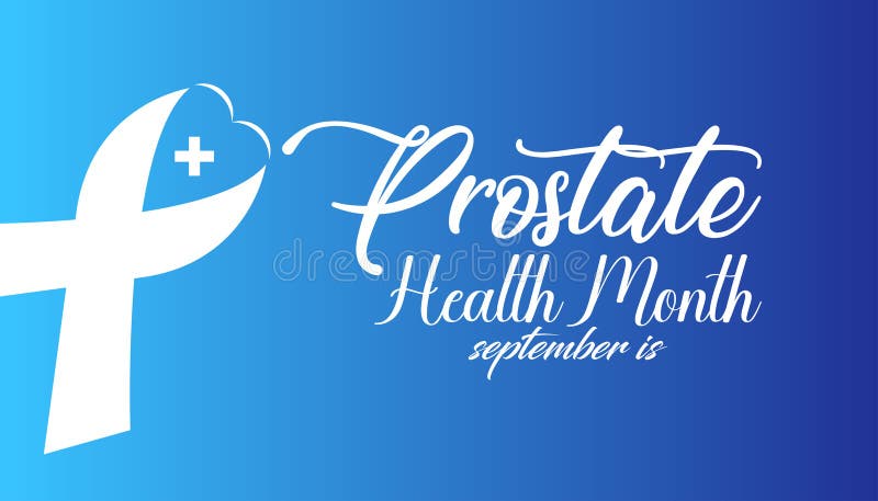 September is Prostate Health Month. royalty free illustration