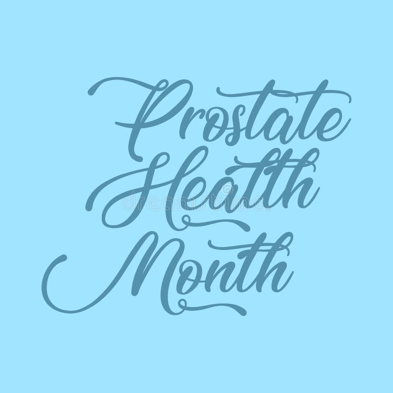 September is Prostate Health Month. royalty free illustration