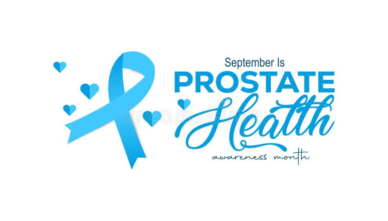 September is Prostate Health Month. stock illustration