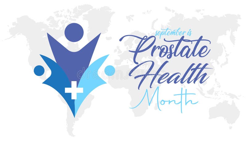 September is Prostate Health Month. vector illustration