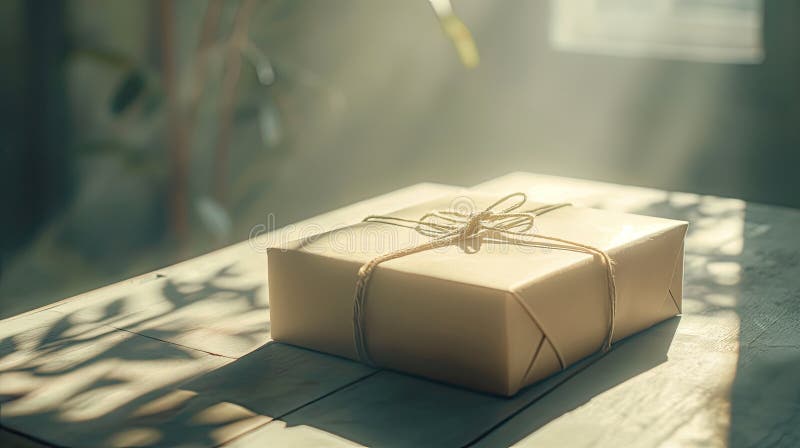 a simple box of Eid parcel, expertly composed through photography to convey the spirit of giving and joy AI generated. a simple box of Eid parcel, expertly composed through photography to convey the spirit of giving and joy AI generated