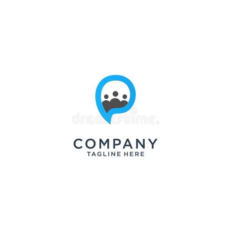 Prosty nowoczesny projekt logo firmy premium vector. Program premium dla firm projektujących logo komunikacyjne