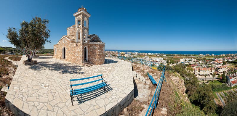 protaras της Κύπρου Elias εκκλησιών ayios στοκ εικόνα protaras της Κύπρου Elias εκκλησιών ayios στοκ εικόνα
