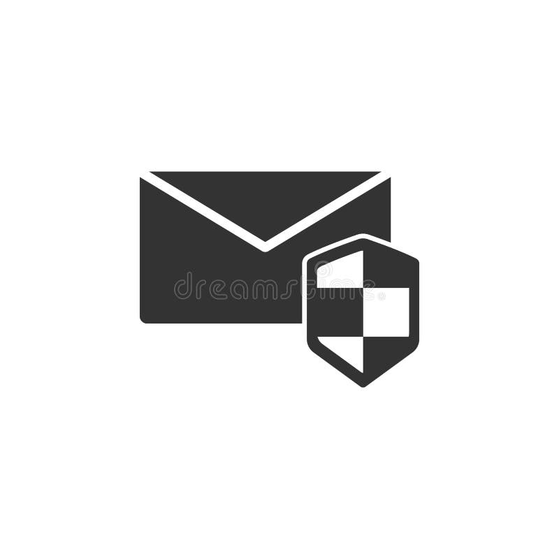 Protected mail icon. Element of internet security icon for mobile concept and web apps. Detailed Protected mail icon can be used f stock illustration Protected mail icon. Element of internet security icon for mobile concept and web apps. Detailed Protected mail icon can be used f stock illustration