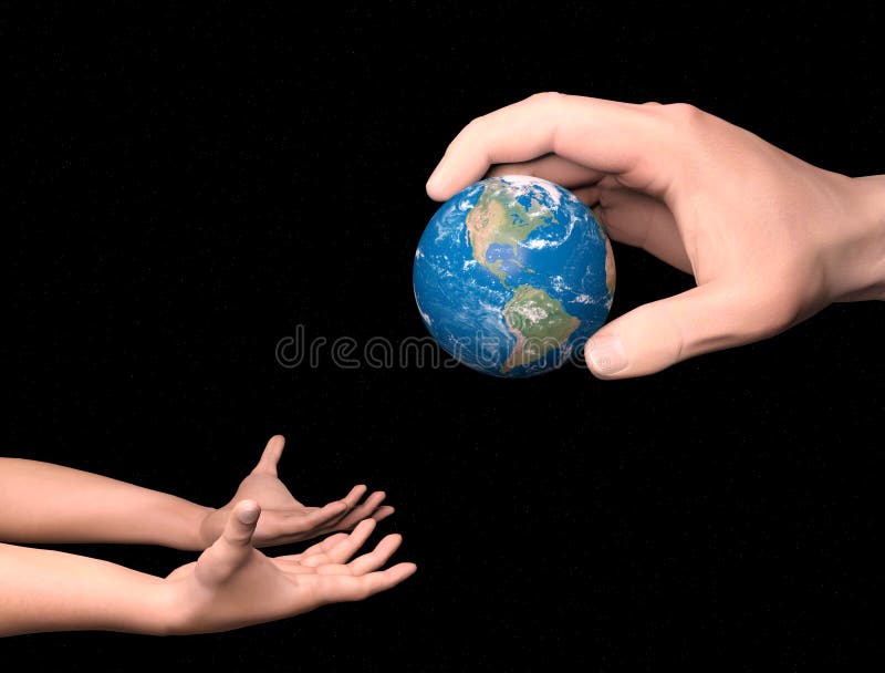 Protecting the earth for the future royalty free illustration Protecting the earth for the future royalty free illustration