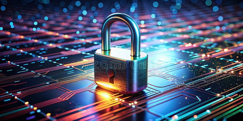 Protecting Your Digital Assets A Comprehensive Guide to Secure Digital Locks and Data Protection stock illustration