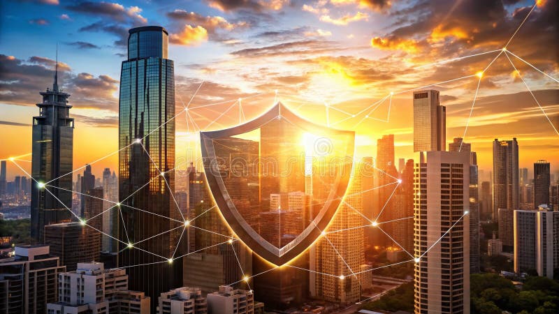 Protecting Your Digital Assets Proactive Cybersecurity Solutions for a Secure Future royalty free illustration