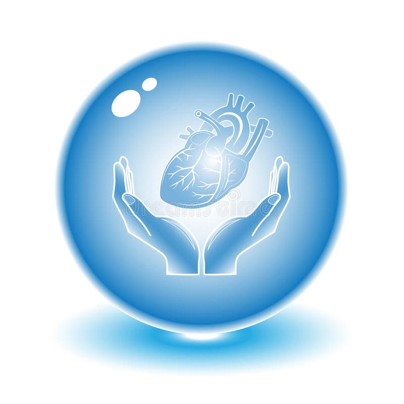 Protection de coeur illustration de vecteur Protection de coeur illustration de vecteur