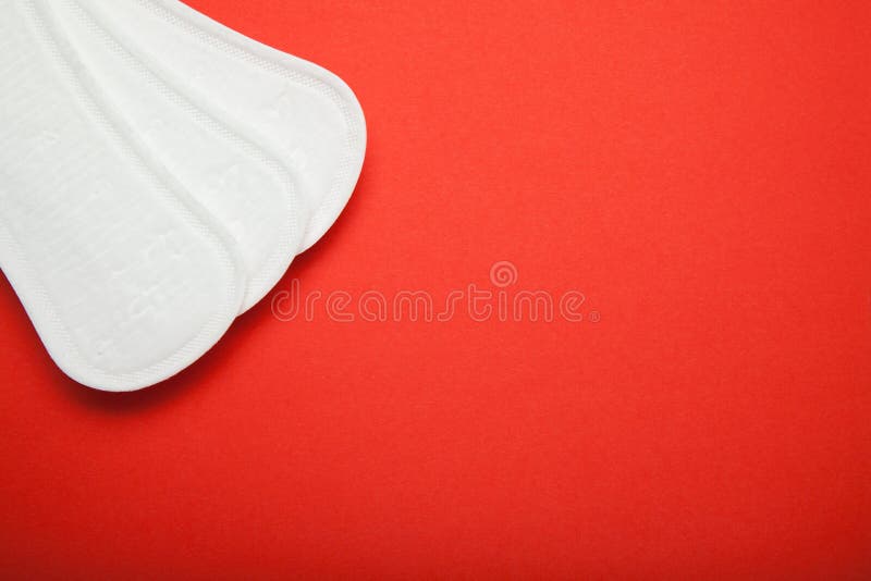 Protection menstruelle avec l'espace de copie image stock Protection menstruelle avec l'espace de copie image stock