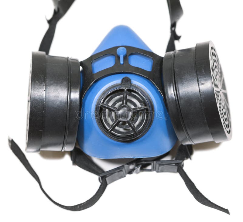 Protective Breathing Equipment, Dust Respirator Isolated on White