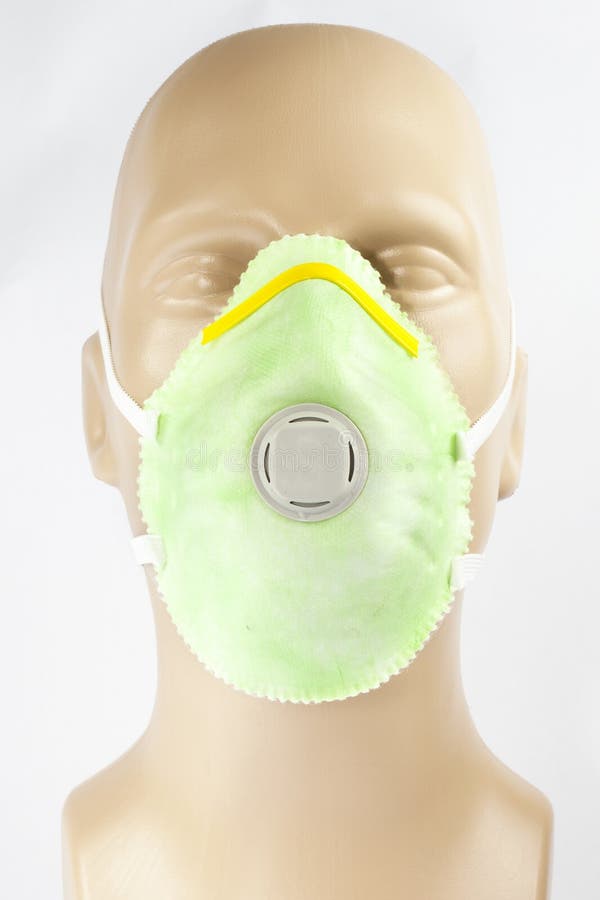 Protective Dust Mask stock image. Image of safety, working 34820235