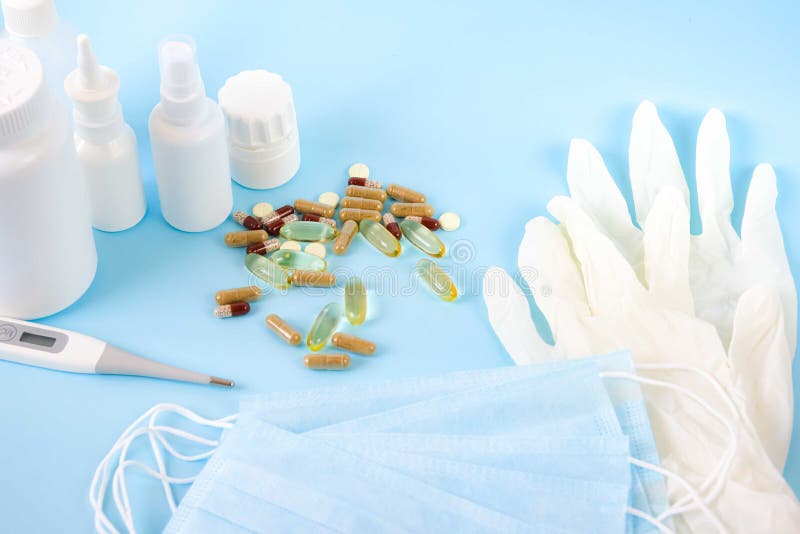 Virus medication and protection. royalty free stock images Virus medication and protection. royalty free stock images