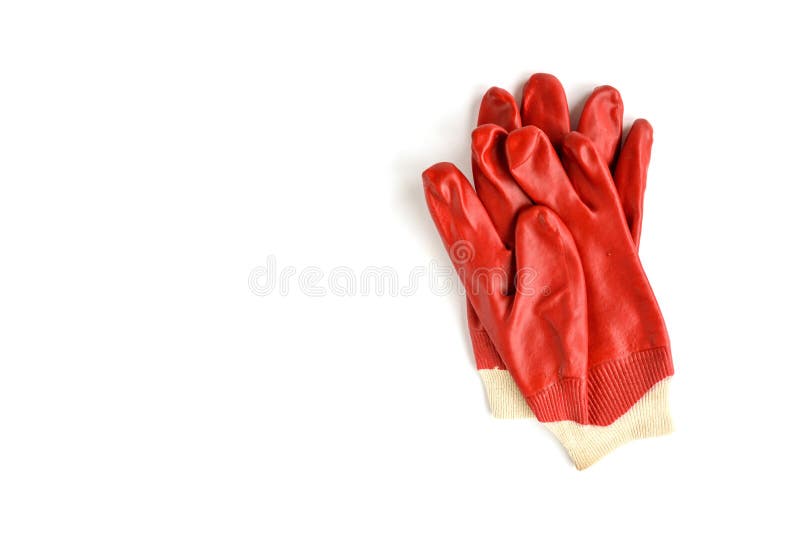 Hand Wearing Working Protective Glove Giving the Thumbs Up Sign