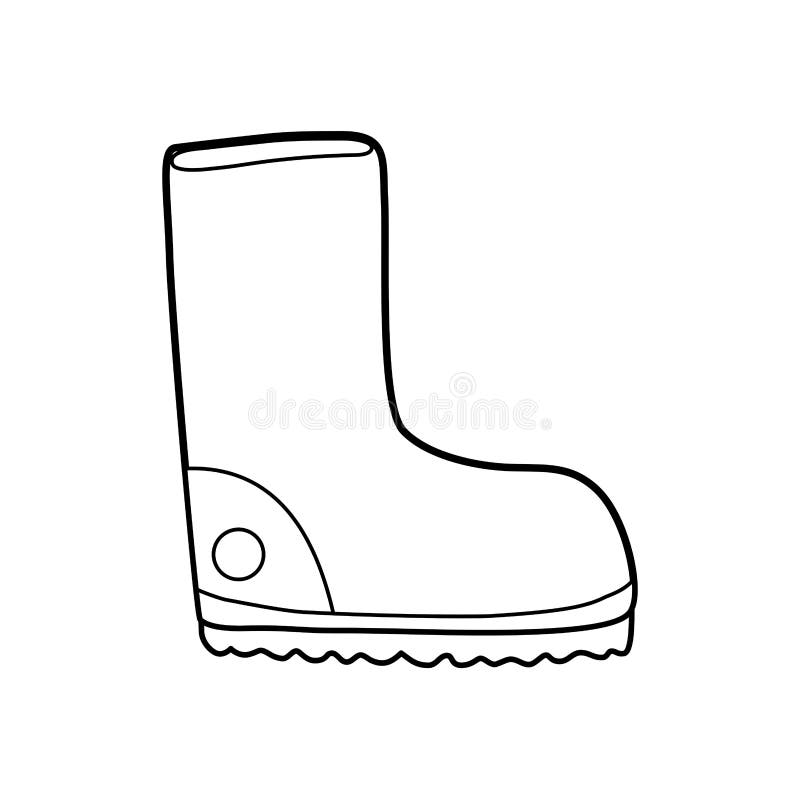 Protective Industrial Boots Stock Illustration Illustration of