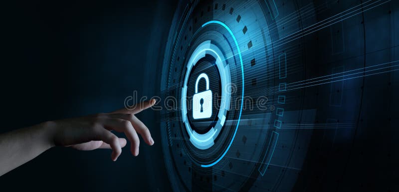 Protecția datelor în domeniul securității informatice royalty free stock images