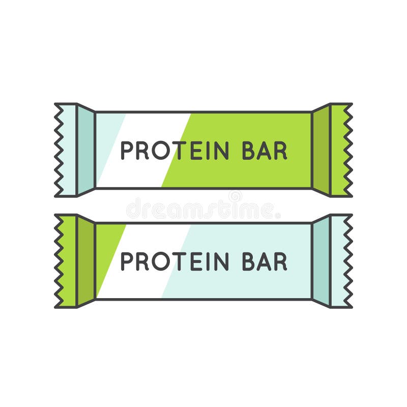 Protein Bar, Sport and Nutrition Stock Illustration Illustration of