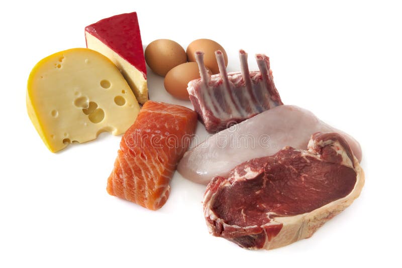 Protein-Nahrungsmittel stockfotos