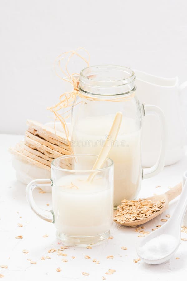 Protein Source Oat Milk Homemade Product Stock Photo Image of kitchen