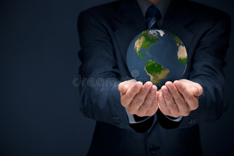 Proteja a terra do planeta imagem de stock royalty free Proteja a terra do planeta imagem de stock royalty free