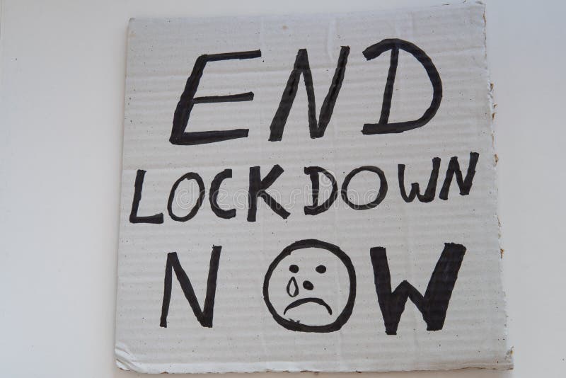Protest Poster With Words End Lockdown Now Stock Image Image Of Caucasian Politics Protest Poster With Words End Lockdown Now Stock Image Image Of Caucasian Politics