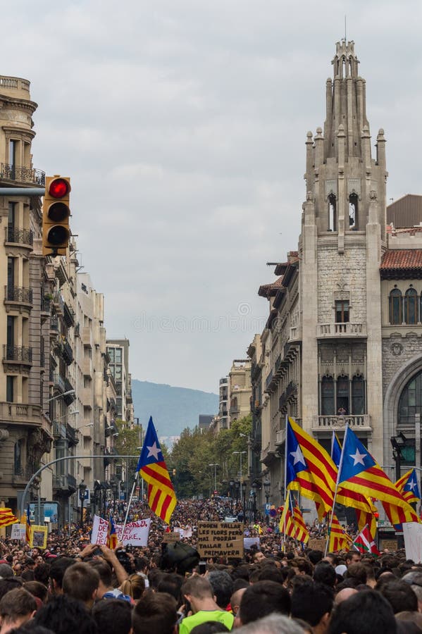 Protestation Pacifique, Barcelone photos stock Protestation Pacifique, Barcelone photos stock