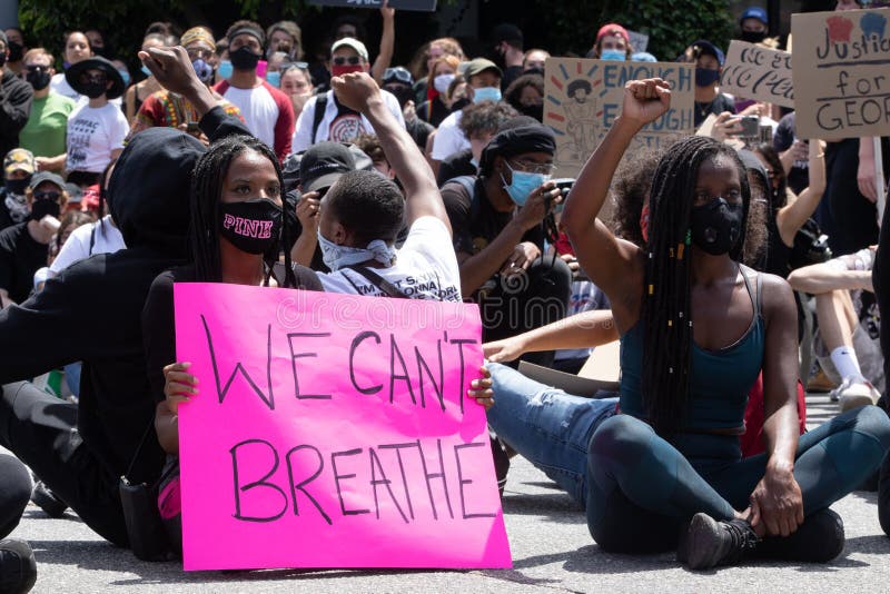 LOS ANGELES - MAY 30, 2020: Sign Saying No Justice No Peace On The Wall During The Protest March Against Police Violence Over Death Of George Floyd. LOS ANGELES - MAY 30, 2020: Sign Saying No Justice No Peace On The Wall During The Protest March Against Police Violence Over Death Of George Floyd.