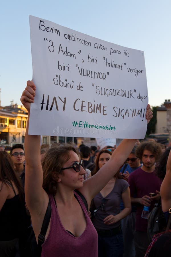 Protests In Turkey Editorial Image Image Of Crowd Square