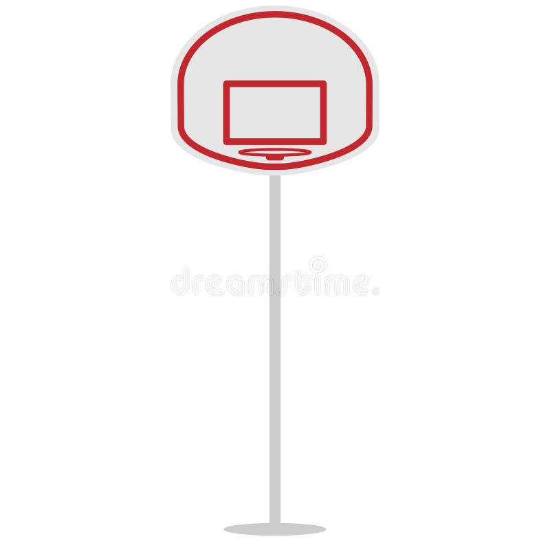 Protetor e anel da cesta para o basquetebol ilustração do vetor Protetor e anel da cesta para o basquetebol ilustração do vetor