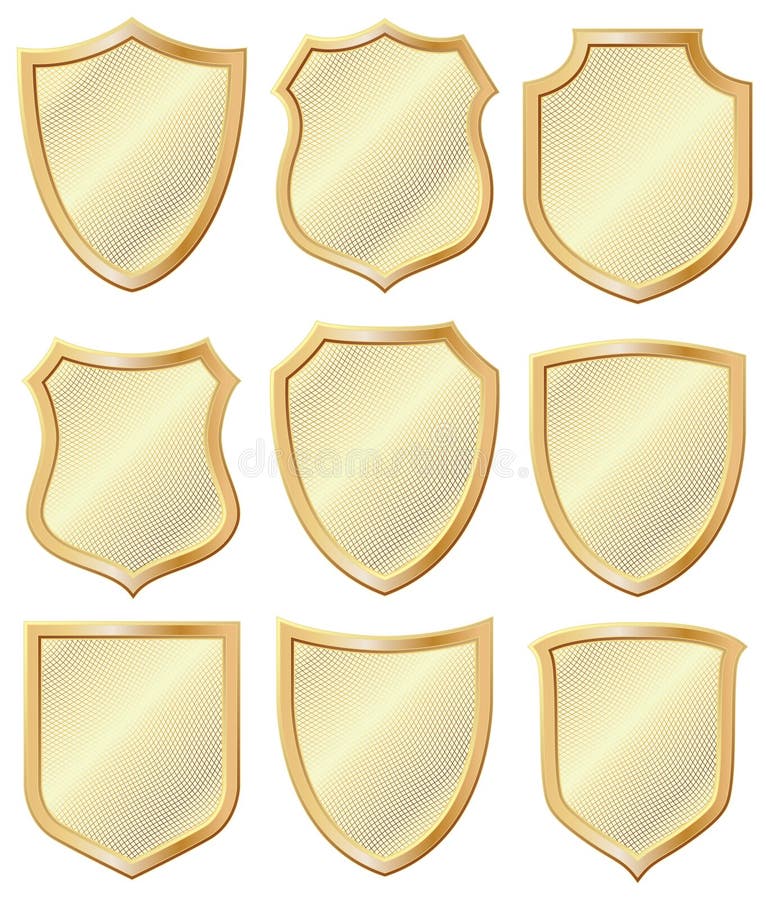 Protetor heráldico ilustração royalty free Protetor heráldico ilustração royalty free