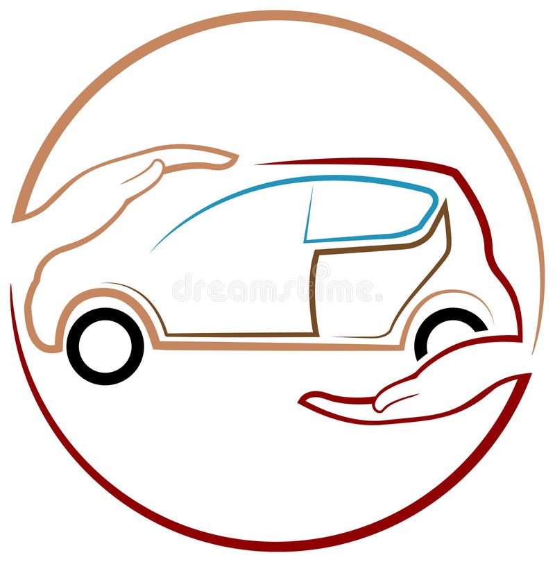 Proteção do carro ilustração do vetor Proteção do carro ilustração do vetor