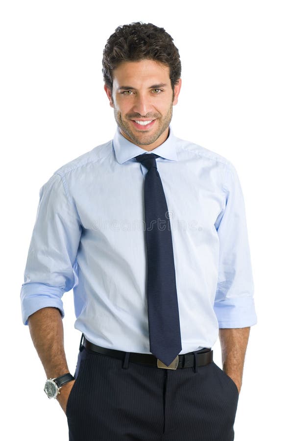 Proud businessman royalty free stock images