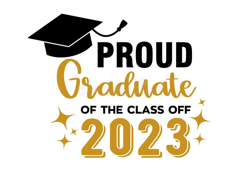 Class Off 2023 Education Concept Graduation Cap 2023 Vector