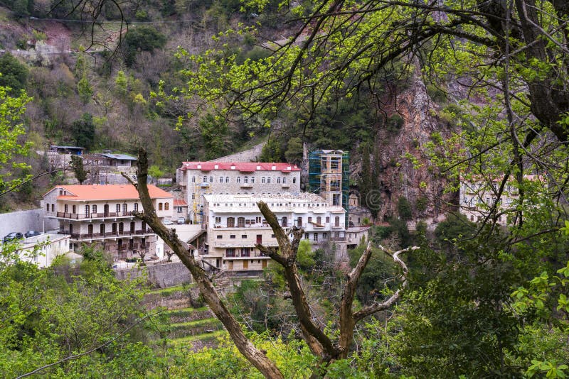 Proussos monastery near Karpenisi town in Evrytania - Greece