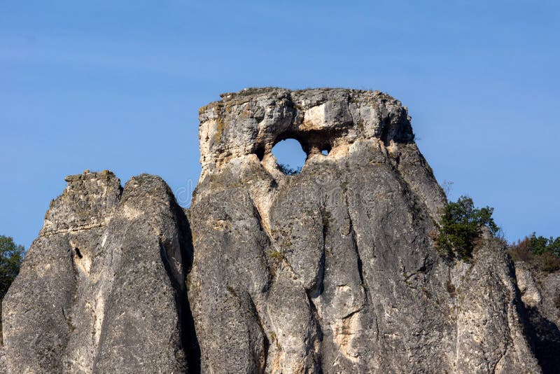 Provartenika rock phenomenon stock image