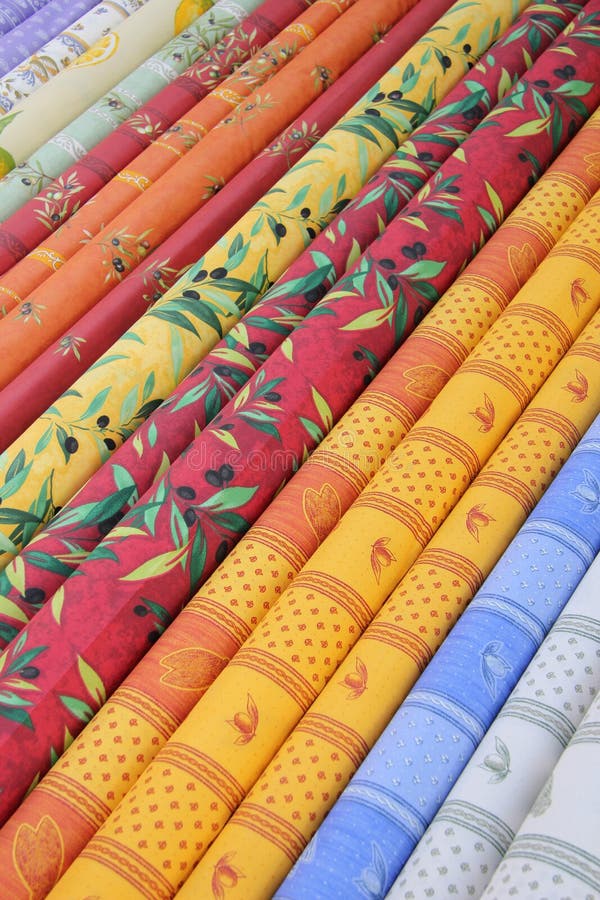 Provencal fabrics stock image. Image of colorful, traditional 26626935