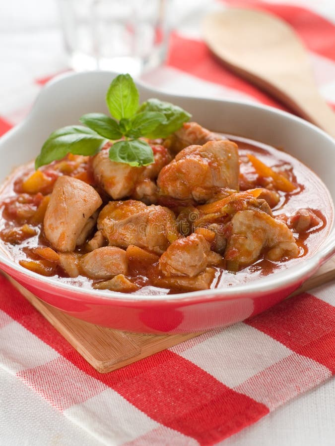 Provencial chicken stew royalty free stock images Provencial chicken stew royalty free stock images