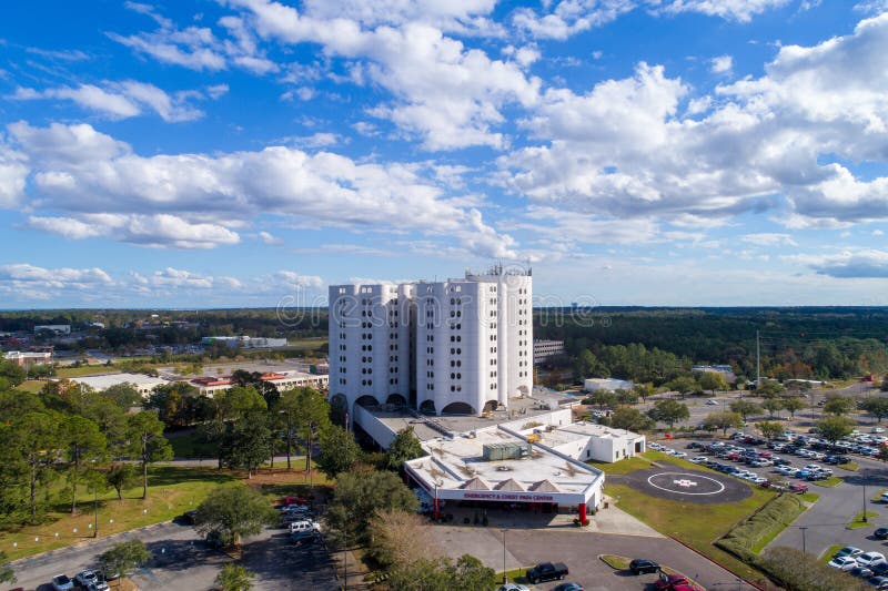 Providence Hospital at Sunset in Mobile, Alabama Stock Image Image of