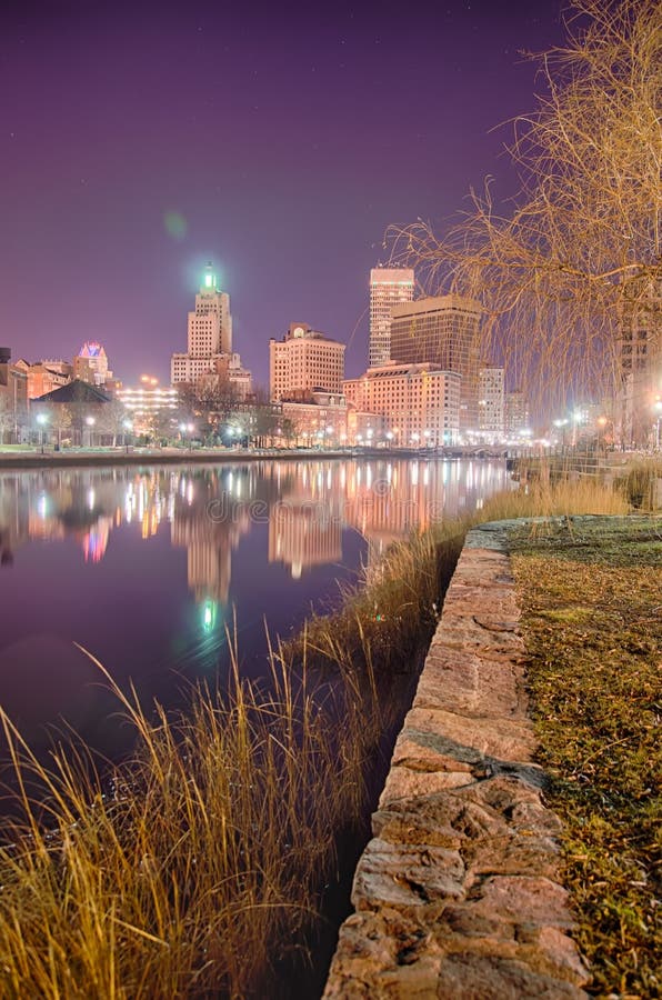 Providence Waterfront stock photo. Image of skyline, waterfront 4863952