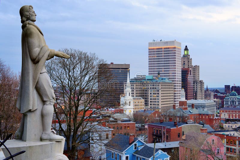 Providence, Rhode Island Skyline photographie stock libre de droits Providence, Rhode Island Skyline photographie stock libre de droits